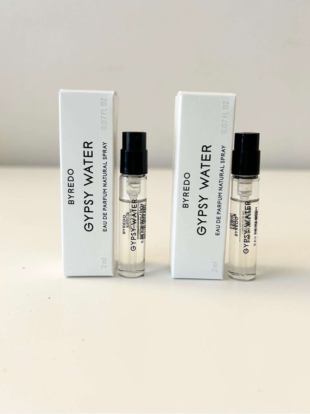 🌸BYREDO Gypsy Water EDP Vial Spray Sample 2 mL x 2